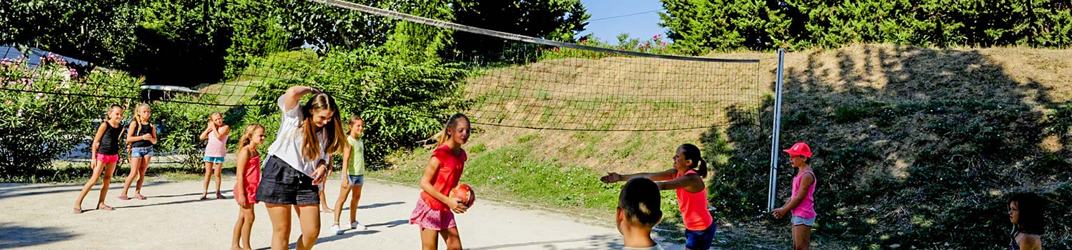 volley ball camping herault