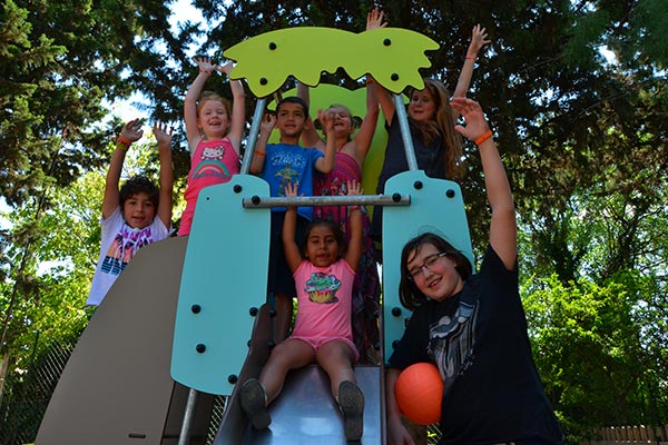 enfants camping herault